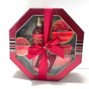 THE BODY SHOP Rare Cranberry Joy Gift Sets Shower Gel, Body Butter, Scrub, Soap